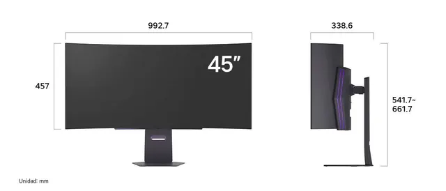 Monitores LG 45GX90SA — vista 4