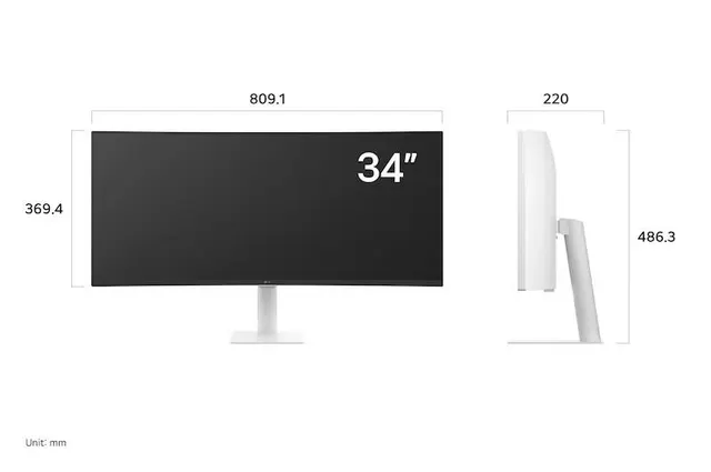 Monitores LG 34U601-B UW — vista 3