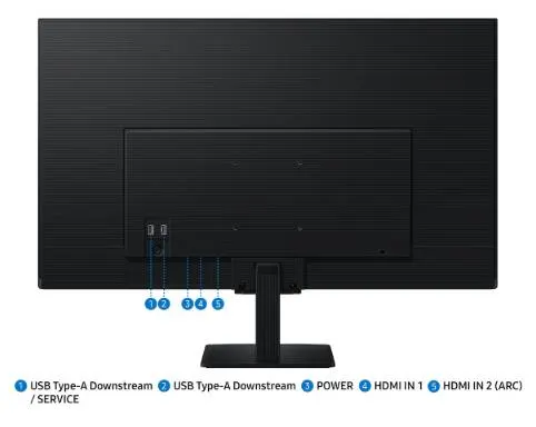 Monitores SAMSUNG LS32FM500ELXZX — vista 5