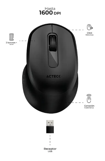 Mouse ACTECK ERGO MI470 — vista 2