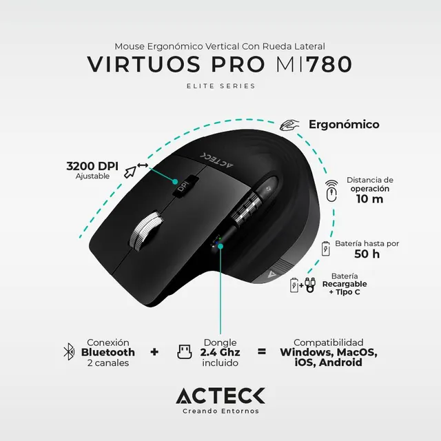 Mouse ACTECK MI780 — vista 2