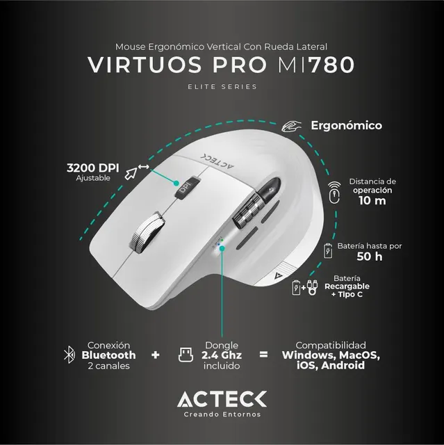 Mouse ACTECK MI780 — vista 2
