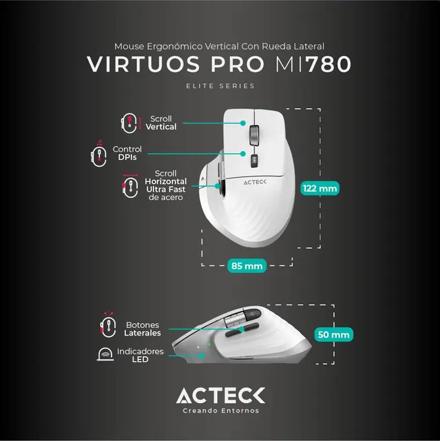 Mouse ACTECK MI780 — vista 3