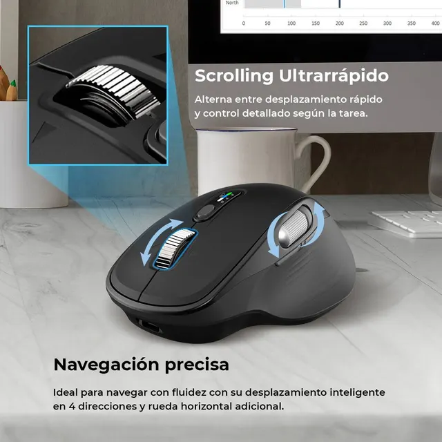 Mouse ACTECK VIRTUOS PRO ULTRA MI777 — vista 3