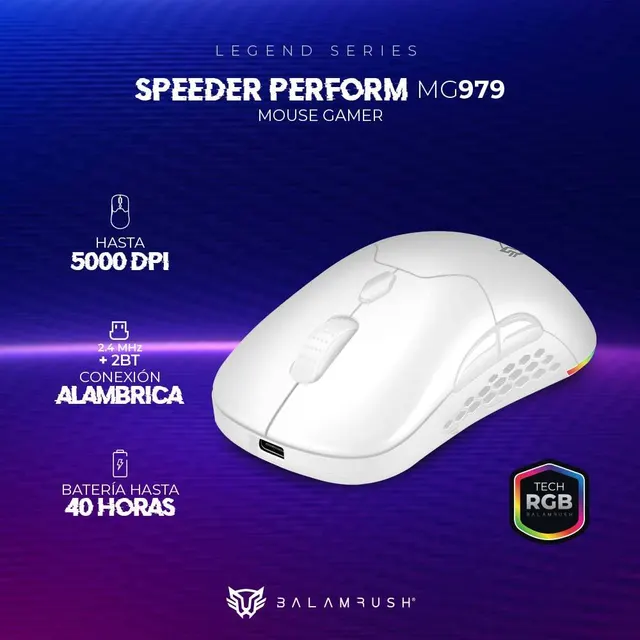 Mouse Gaming Balam Rush MG979 — vista 2
