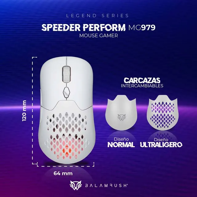 Mouse Gaming Balam Rush MG979 — vista 4