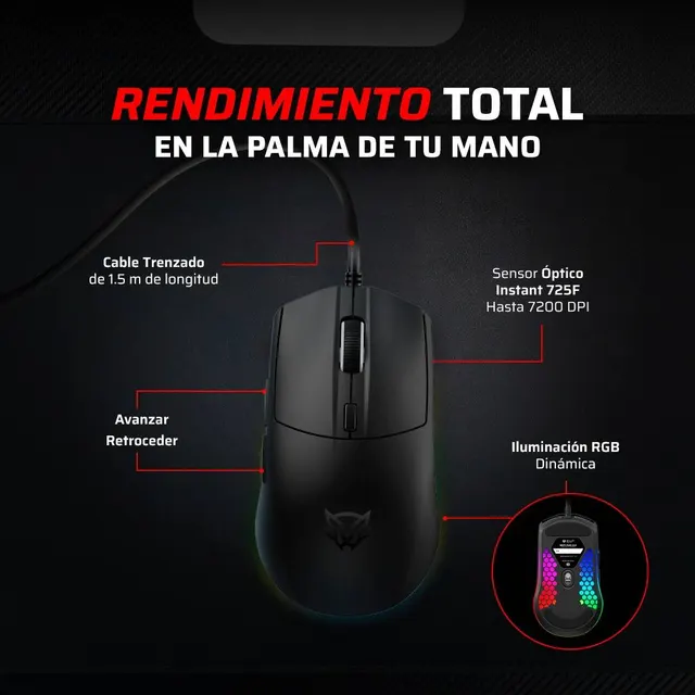 Mouse Gaming Balam Rush DRIFT PLUS MG3 — vista 3