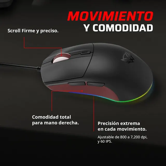 Mouse Gaming Balam Rush DRIFT PLUS MG3 — vista 4