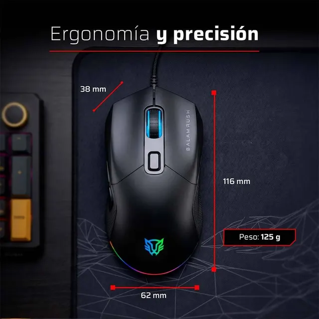 Mouse Gaming Balam Rush — vista 2