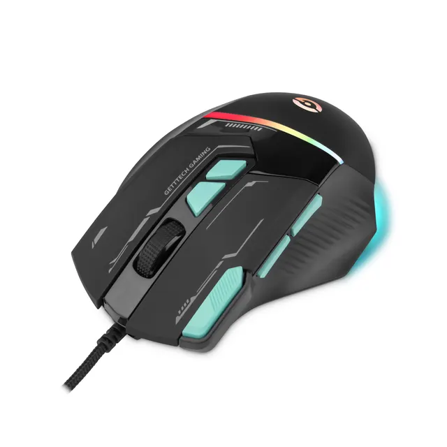 Mouse GETTTECH GPM-RGBWR-G1-BK — vista 2