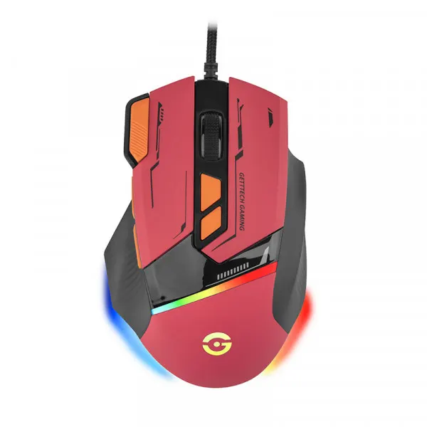 Mouse GETTTECH GPM-RGBWR-G1-RD — vista 4