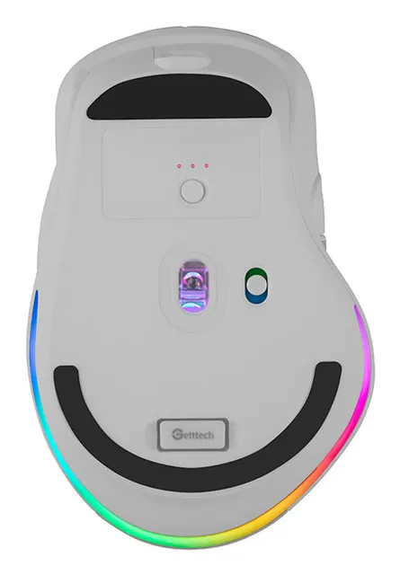 Mouse GETTTECH GGM-RGBTR-01-WH — vista 2