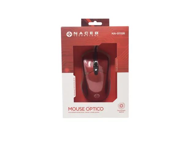 Mouse Naceb Technology NA-0115R — vista 4