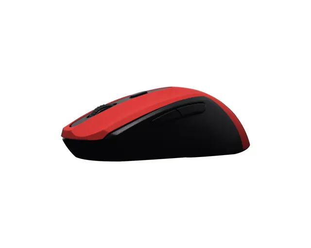 MOUSE INALAMBRICO ROJO Naceb Technology NA-0116R — vista 3