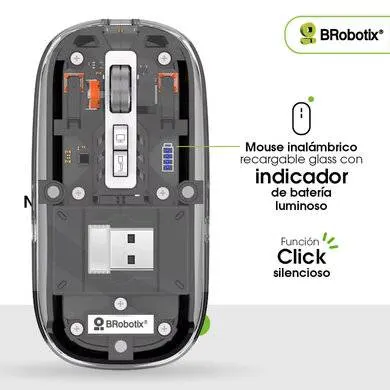 Mouse BROBOTIX 6000823 — vista 2