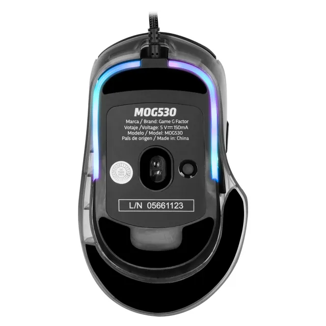 Mouse Gaming GAME FACTOR MOG530-BK — vista 9