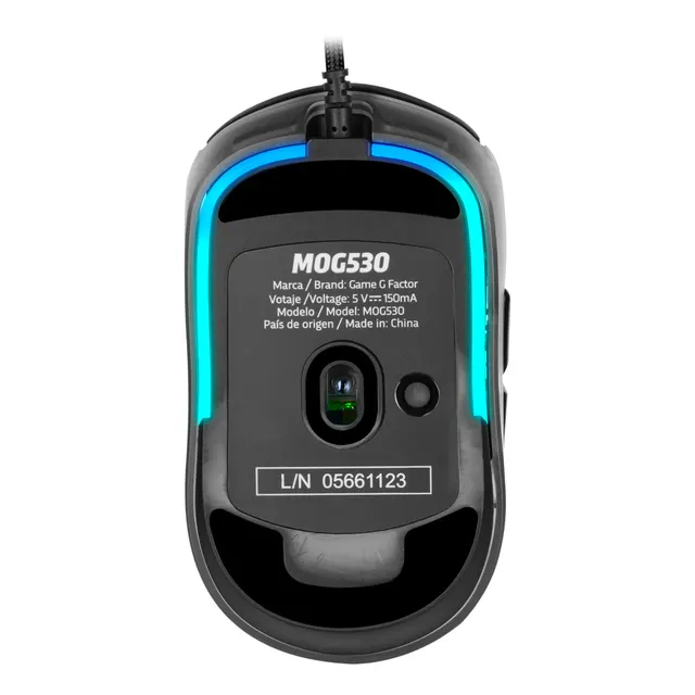 Mouse Gaming GAME FACTOR MOG530-BK — vista 8