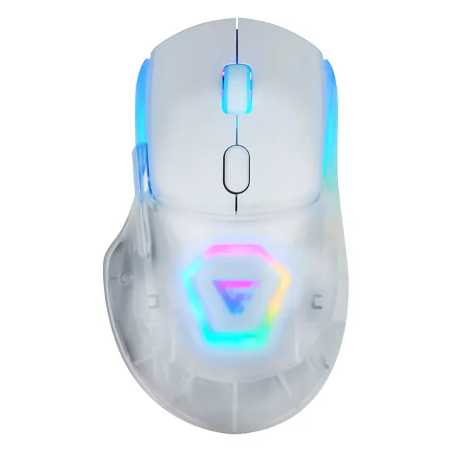 Mouse Gaming GAME FACTOR MOW700-WH — vista 3