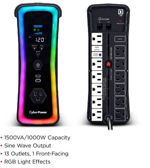 UPS CyberPower GX150C2 — vista 5