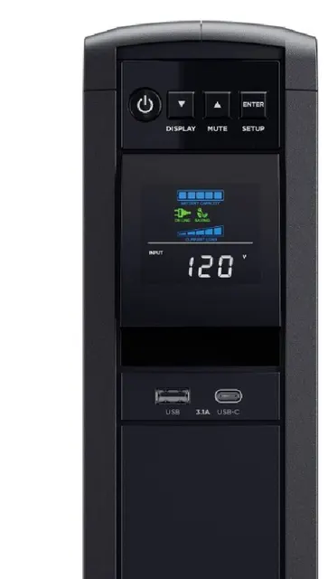 No-Break CyberPower CP1500PFCLCDa — vista 3