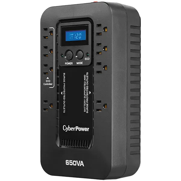 No-Break CyberPower EC650LCD — vista 2