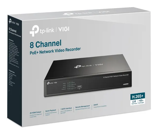 Grabadores Digitales NVR TP-LINK VIGI NVR1008H-8P — vista 4