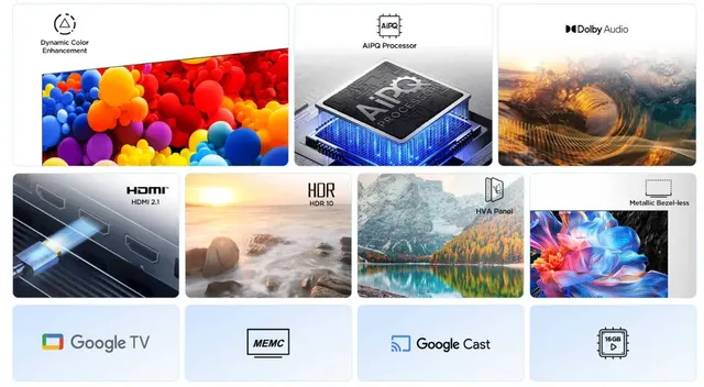 Television TCL 50Q5K — vista 3