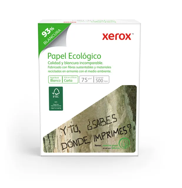 Papel Bond Ecológico Carta XEROX Ecológico — vista 2