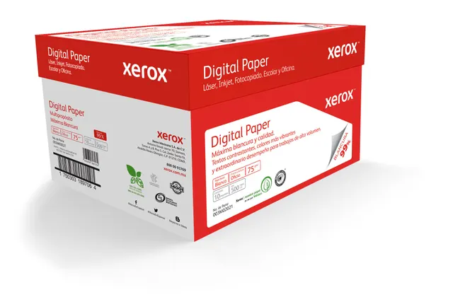 Papel Bond Digital Paper Oficio XEROX Rojo — vista 2