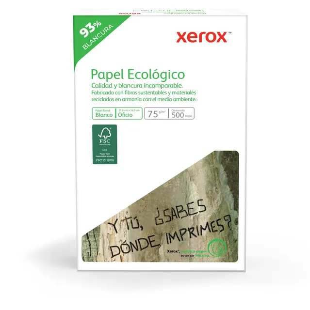 Papel Bond Ecológico Oficio XEROX Ecológico — vista 2