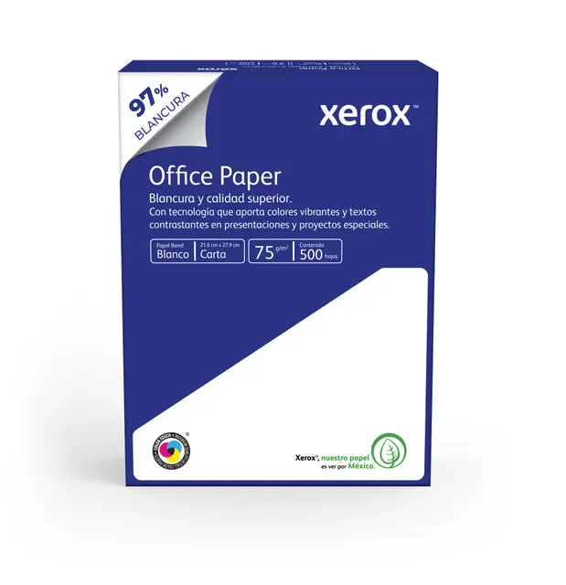 Papel Azul Carta. Caja 10 Paquetes XEROX Azul