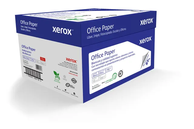 Papel Bond Office Paper Oficio XEROX Azul — vista 2