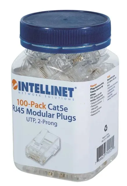 Plugs de Red CAT5E  INTELLINET 790055 — vista 2