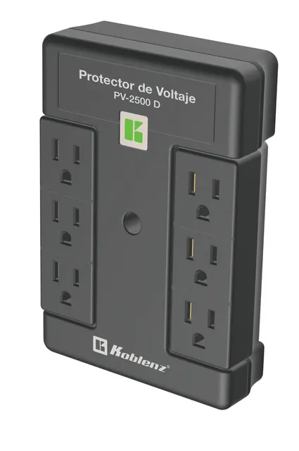 Protector de voltaje, 2500 VA /2000 W, 6 cont KOBLENZ PV-2500 D — vista 2
