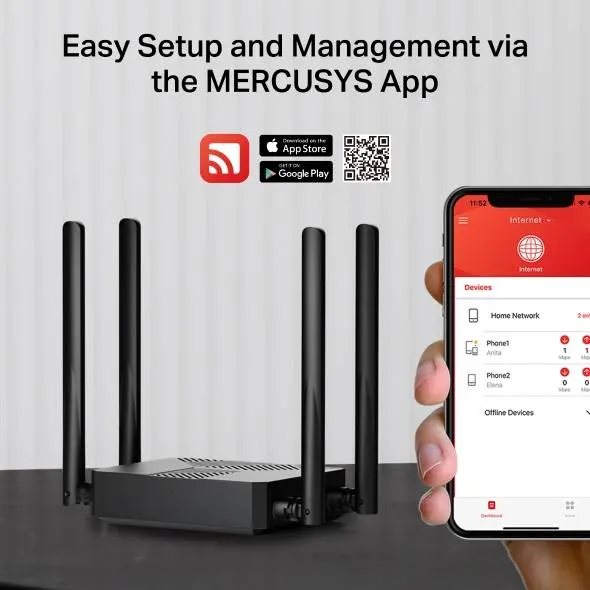 Routers MERCUSYS MR62X — vista 2