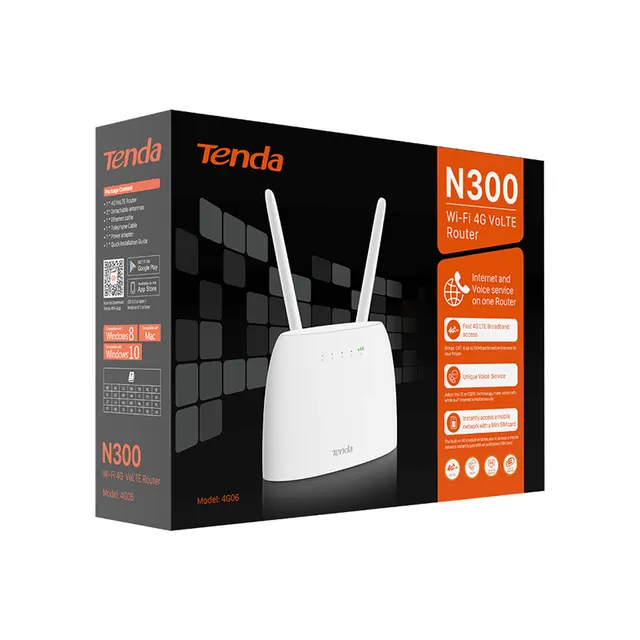 Router  TENDA 4G06 — vista 6
