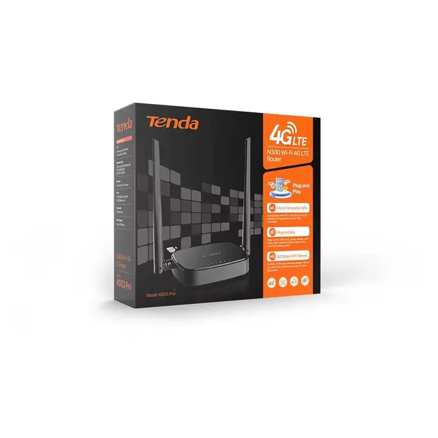 Router  TENDA 4G03 Pro — vista 4