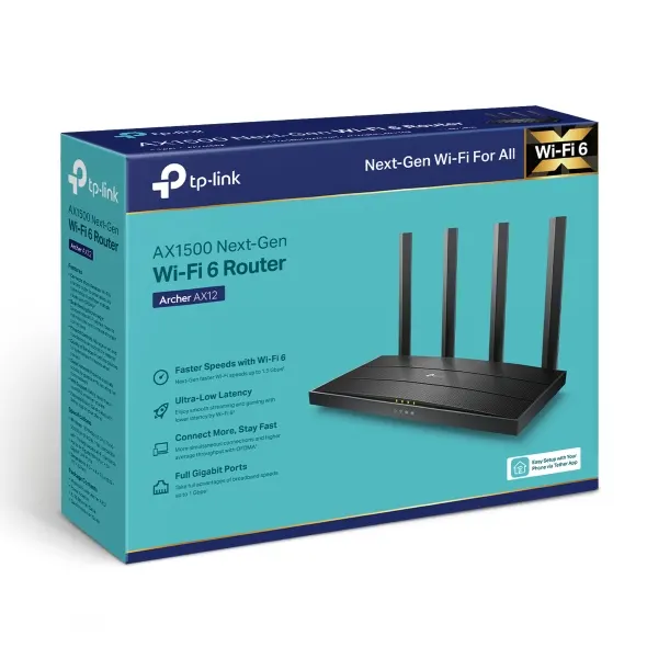 Router TP-LINK ARCHER AX12 — vista 2