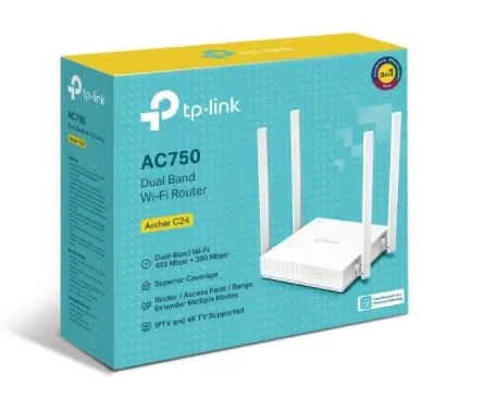 Router Inalámbrico  TP-LINK ARCHER C24 — vista 3