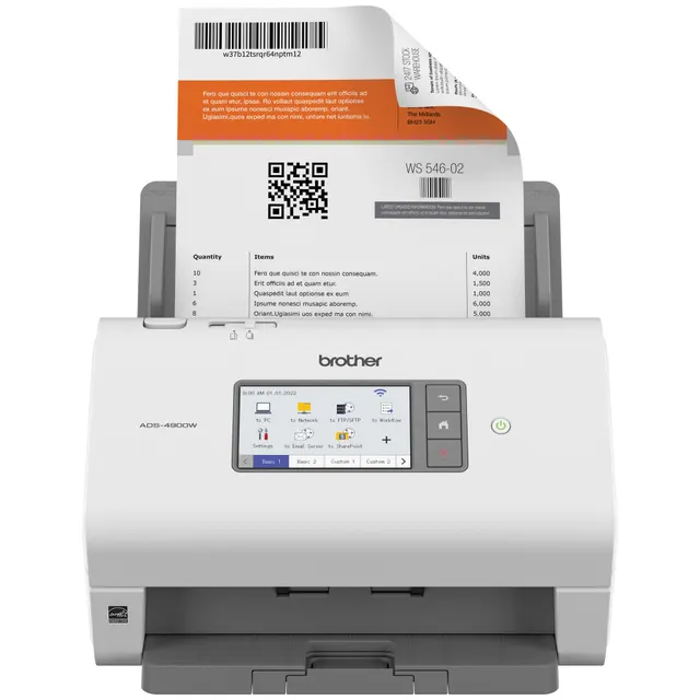 Escaner BROTHER ADS4900W — vista 5