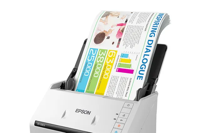 Escaner EPSON DS-530 II — vista 10