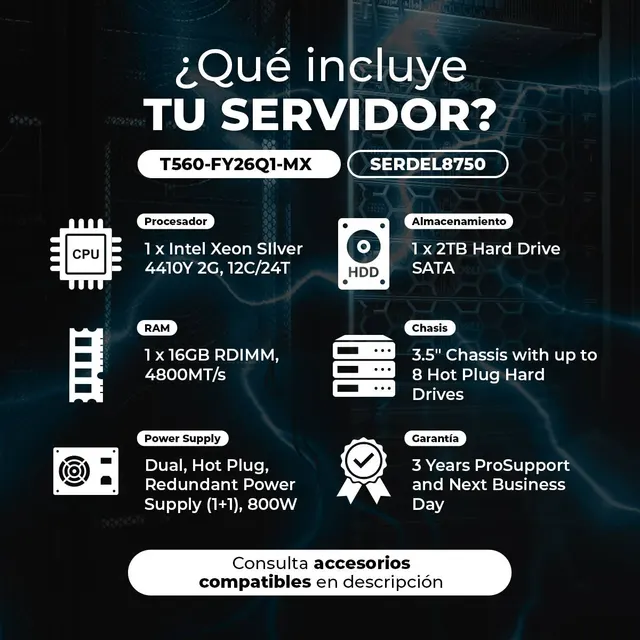 Servidores DELL T560-FY26Q1-MX — vista 5