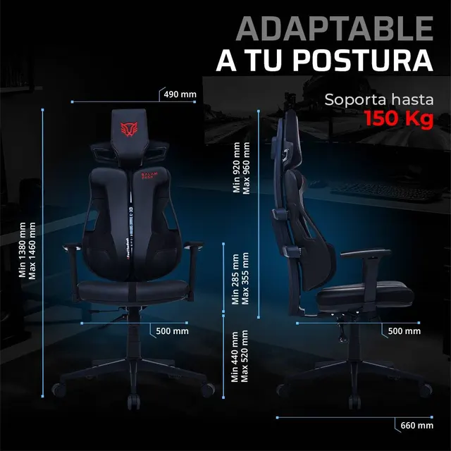 Sillas Gaming Balam Rush BR-940528 — vista 3