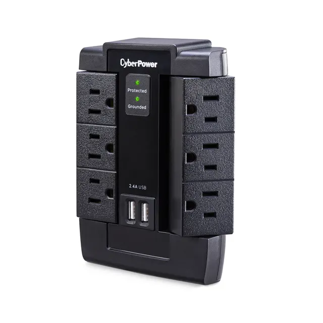 Supresor de Picos de Pared  CyberPower P600WSURC1 — vista 3