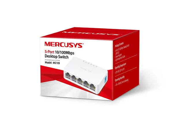 Mini Switch MERCUSYS MS105 — vista 2