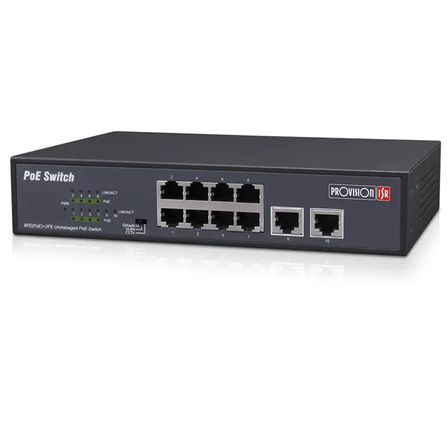 Switch PROVISION-ISR POES-08120C+2I-V2 — vista 2