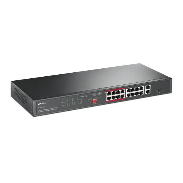 Switch POE TP-LINK TL-SL1218P — vista 2