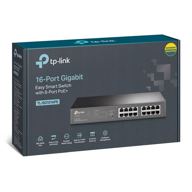 Switch TP-LINK TL-SG1016PE — vista 4