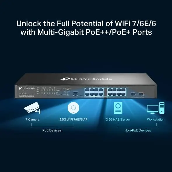 Switch TP-LINK SG3218XP-M2 — vista 5