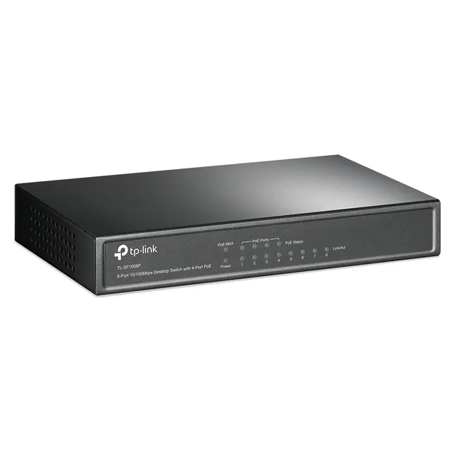 Switch POE TP-LINK TL-SF1008P — vista 4